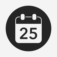 Christmas calendar icon N9