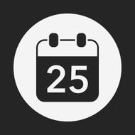 Christmas calendar icon N11
