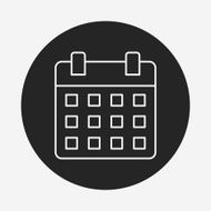 calendar line icon N28
