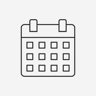calendar line icon N31