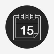 calendar line icon N32