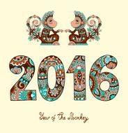Year of the Monkey N43
