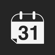 Halloween calendar icon N5