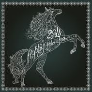 Christmas lace card N2