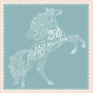 Christmas lace card N3