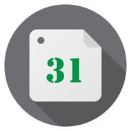 Calendar date sign 31 day month N2