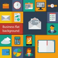 Business infographic flat design