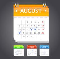 Calendar set N3