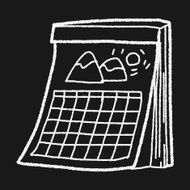 calendar doodle N6