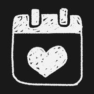 love calendar doodle N7