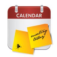 Business calendar web design icon