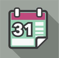 Vector calendar icon N5