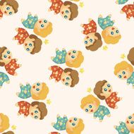 Constellation Gemini seamless pattern