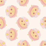 Constellation Aries seamless pattern