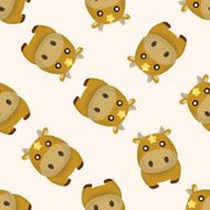 Constellation Taurus seamless pattern