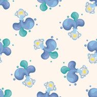 Constellation Aquarius seamless pattern