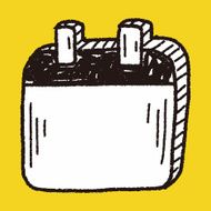 Monthly calendar doodle drawing N27