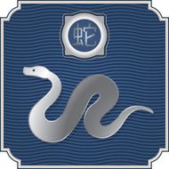 sign silver snake