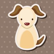 Chinese Zodiac dog theme elements N4