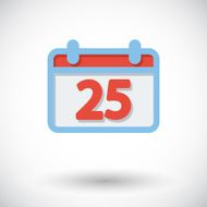 Calendar flat icon N7