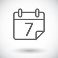 Calendar stroke icon N4