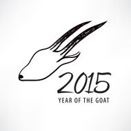 Chinese New Year of the Goat goat icon