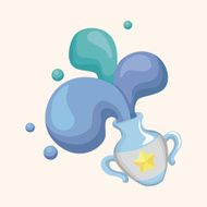 Constellation Aquarius theme elements N6