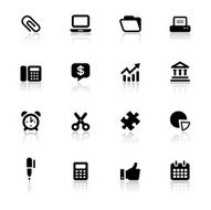 Black & White Icons Set N2