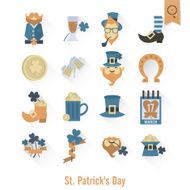 Saint Patricks Day Isolated Icon Set N109