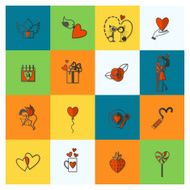 Happy Valentines Day Icons N119