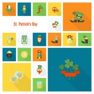 Saint Patricks Day Icon Set N183