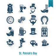 Saint Patricks Day Isolated Icon Set N114