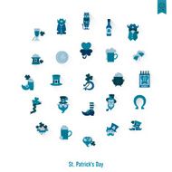 Saint Patricks Day Isolated Icon Set N115