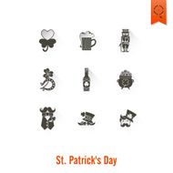 Saint Patricks Day Isolated Icon Set N116