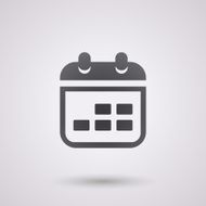 black calendar background