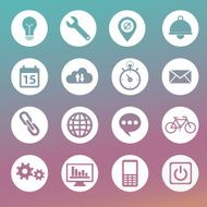 Set of icons for web and user interface