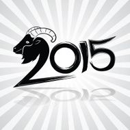 2015 merry christmas and happy new year goat calligraphy wordin N2