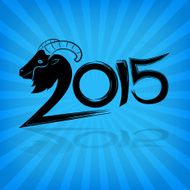 2015 merry christmas and happy new year goat calligraphy wordin N4