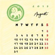 August 2015 zodiac