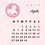 April 2015 zodiac