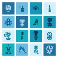 Womans Day Icon Set N45