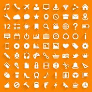 Icon set art technology file N2