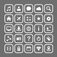 Icon set art technology file N4