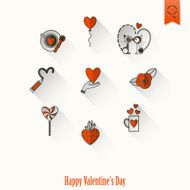 Happy Valentines Day Icons N157