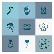 Happy Valentines Day Icons N158