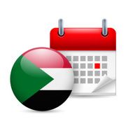 Icon of National Day in Sudan