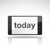 today word on mobile phone