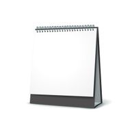 standing blank calendar N5