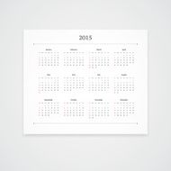 2015 Calendar Template N3
