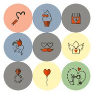 Happy Valentines Day Icons N198